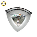 arylic quarter dome mirror 90 degree view